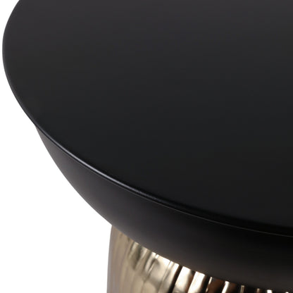 Mesa auxiliar Tusayan negra y dorada